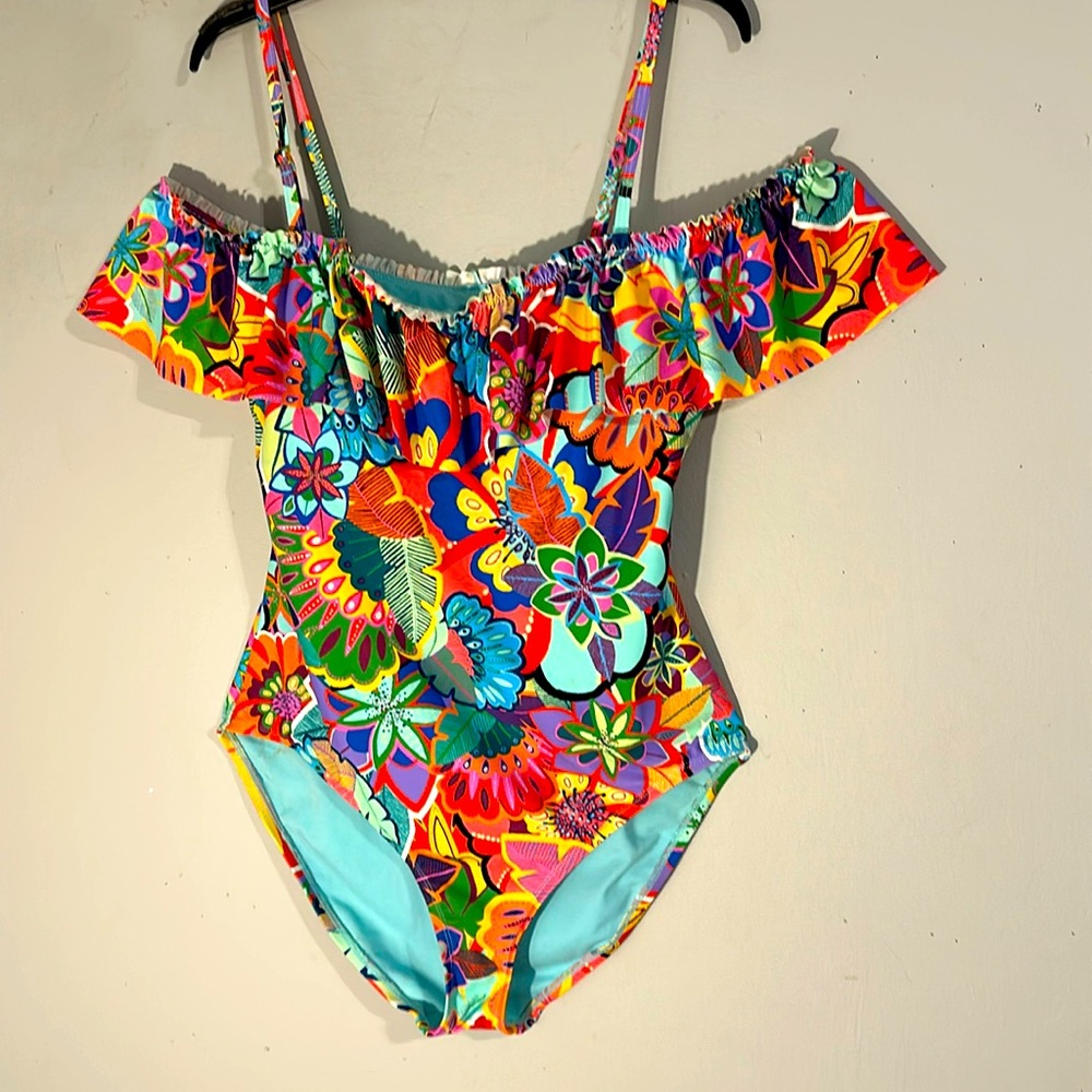 Bleu Pod Beattie Bathing Suit. Multi Color. Size:… - image 1